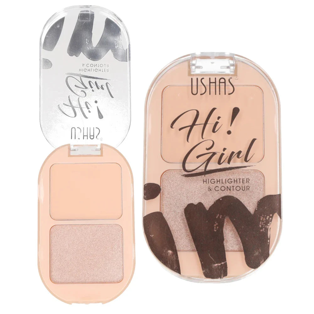 Hi Girl Highlighter & Contour – Paleta do Konturowania  [02 Deep Glow]