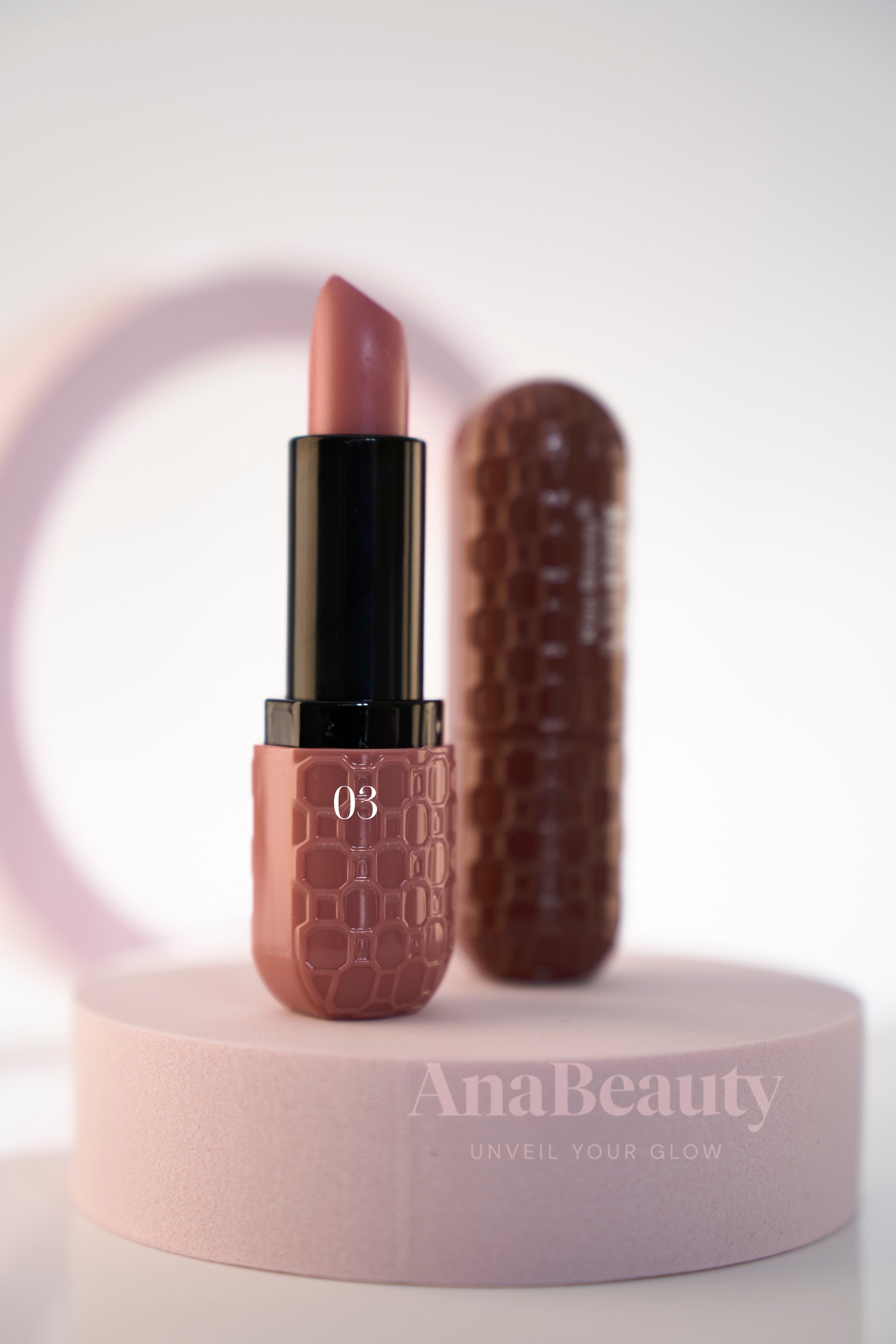 Kiss of Beauty – Pomadka Satynowa [03 Dusty Plum]
