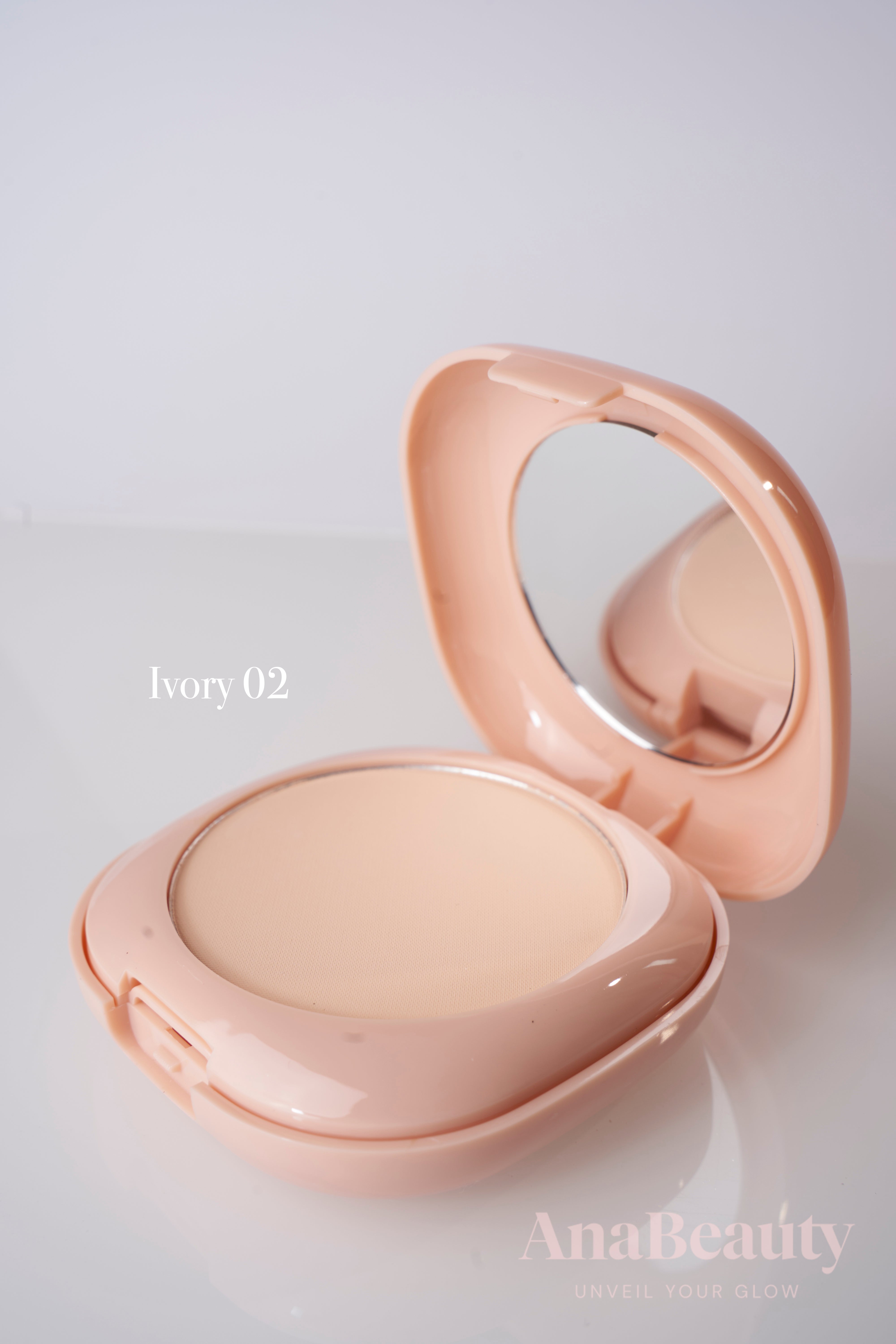 USHAS 2w1 Puder Prasowany i Korektor [Ivory 02]