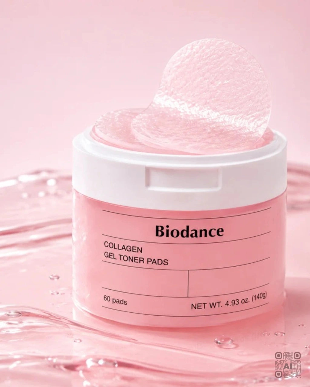 Zdjęcie wygenerowane przy użyciu AI · Biodance Collagen Gel Toner Pads