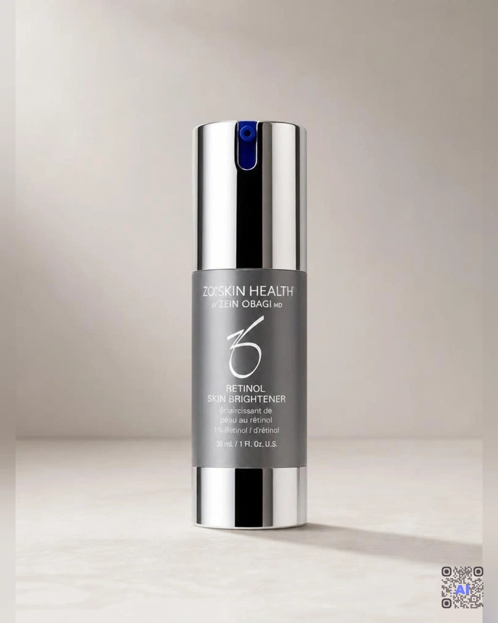 Zdjęcie wygenerowane przy użyciu AI · ZO Skin Health Preparat rozjaśniający skórę z retinolem 1% 30 ml