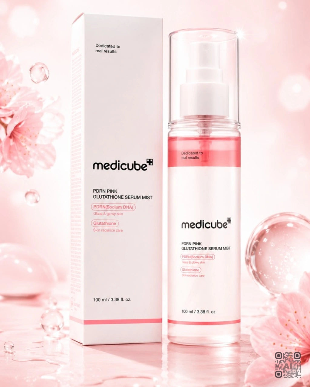 Zdjęcie wygenerowane przy użyciu AI · Medicube PDRN Pink Glutathione Serum Mist