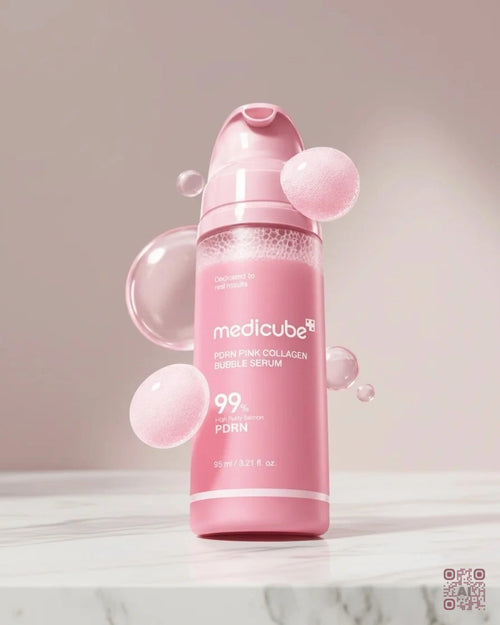 Zdjęcie wygenerowane przy użyciu AI · Bąbelkowe serum Medicube