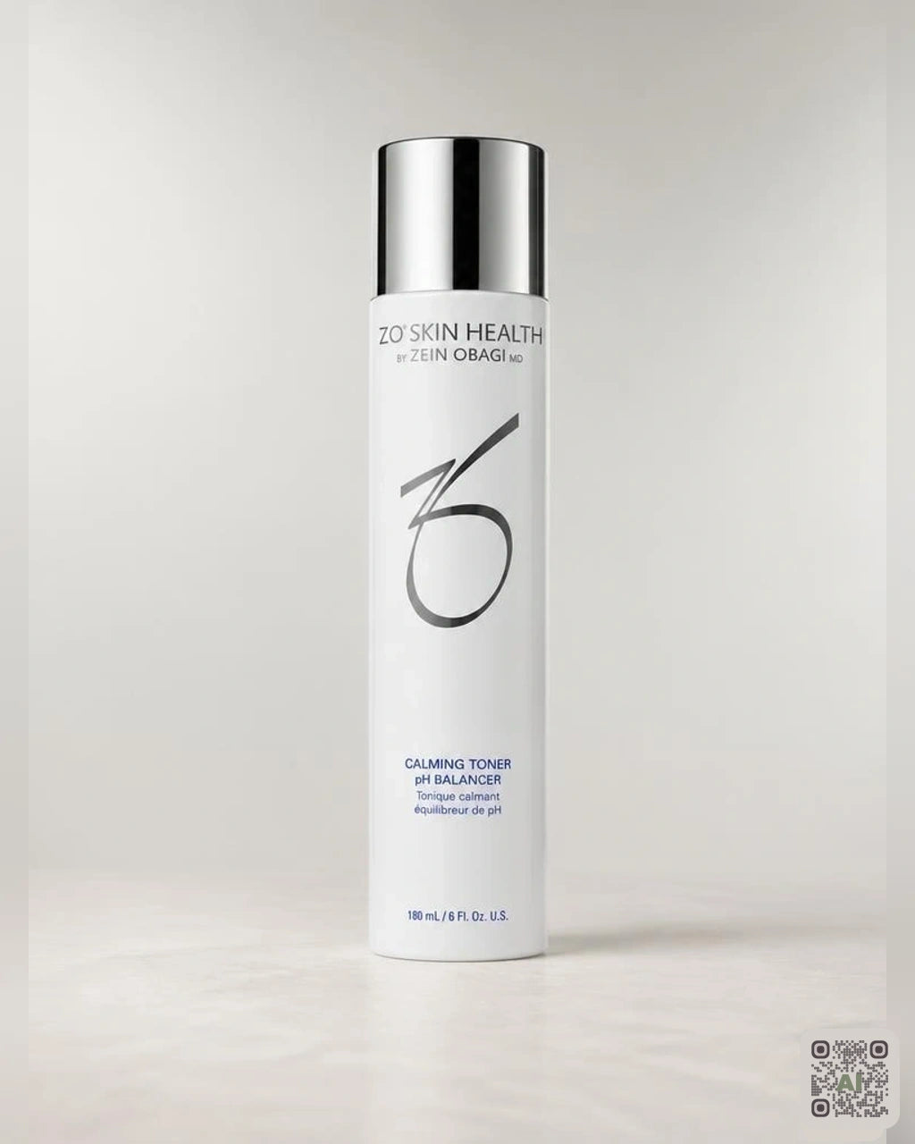 Zdjęcie wygenerowane przy użyciu AI · ZO Skin Health Kojący tonik równoważący pH skóry 180 ml