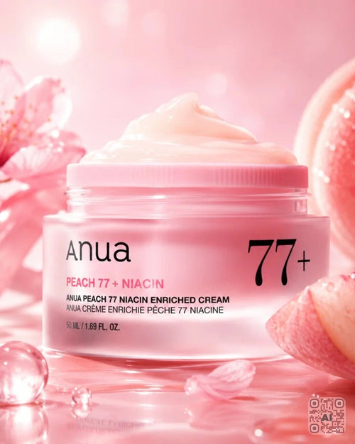 Zdjęcie wygenerowane przy użyciu AI · Anua Peach 77 Niacin Enriched Cream