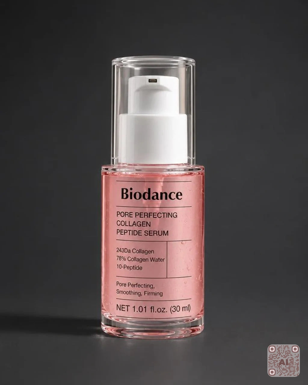 Zdjęcie wygenerowane przy użyciu AI · Biodance serum kolagenowe z peptydami