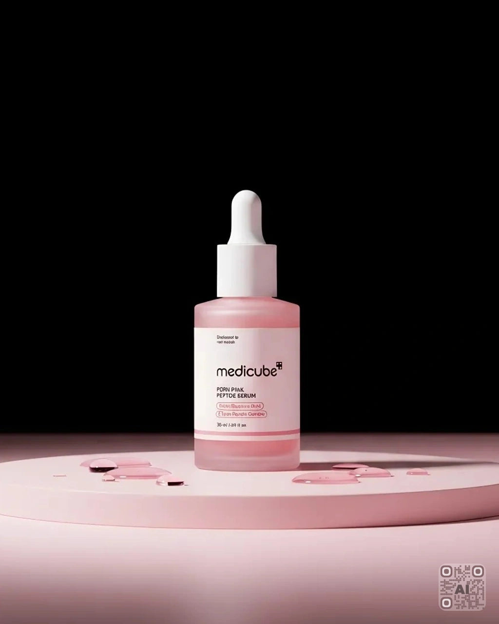 Zdjęcie wygenerowane przy użyciu AI · Medicube PDRN Pink Peptide Serum Mask