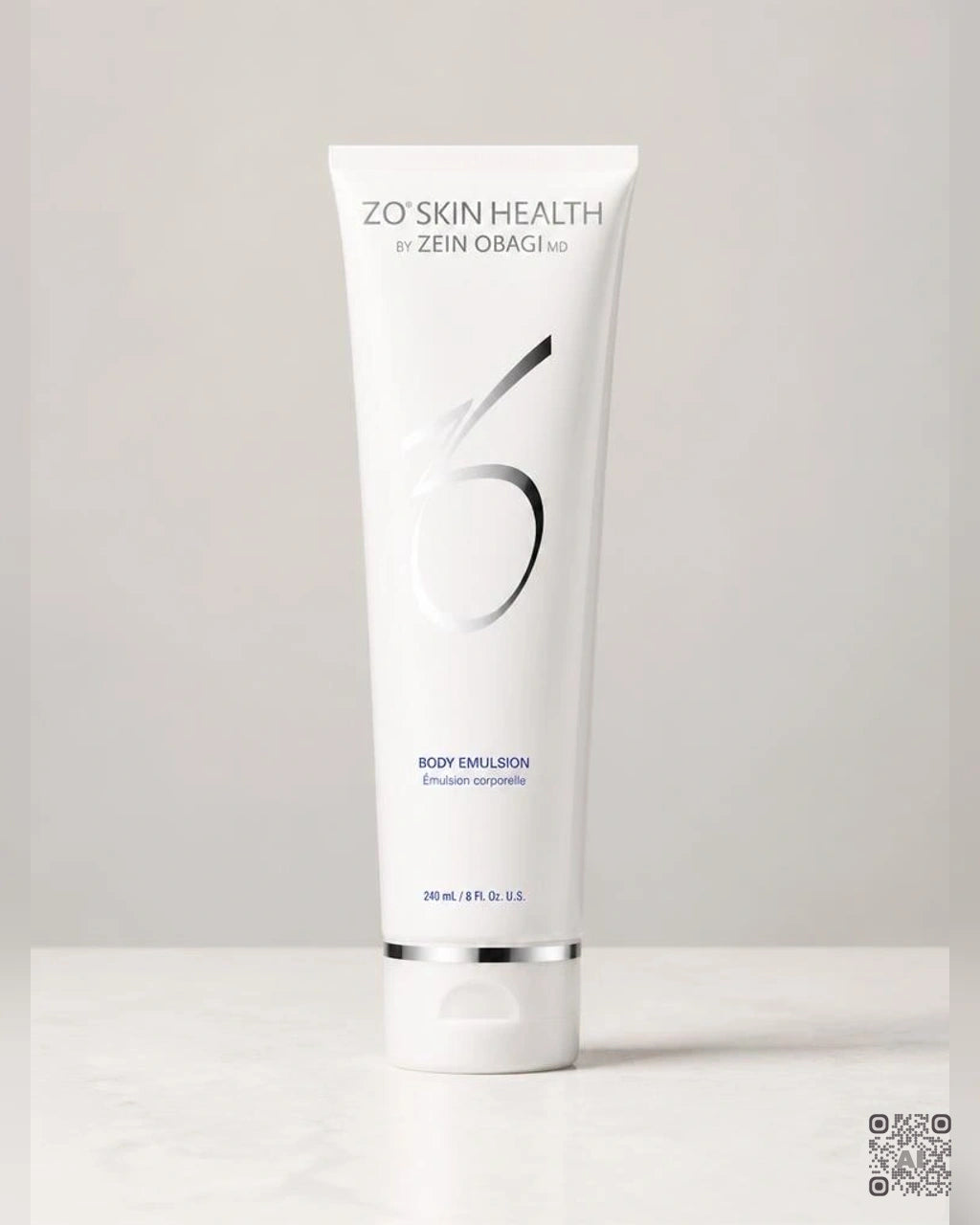 Zdjęcie wygenerowane przy użyciu AI · ZO Skin Health Emulsja do ciała 240 ml
