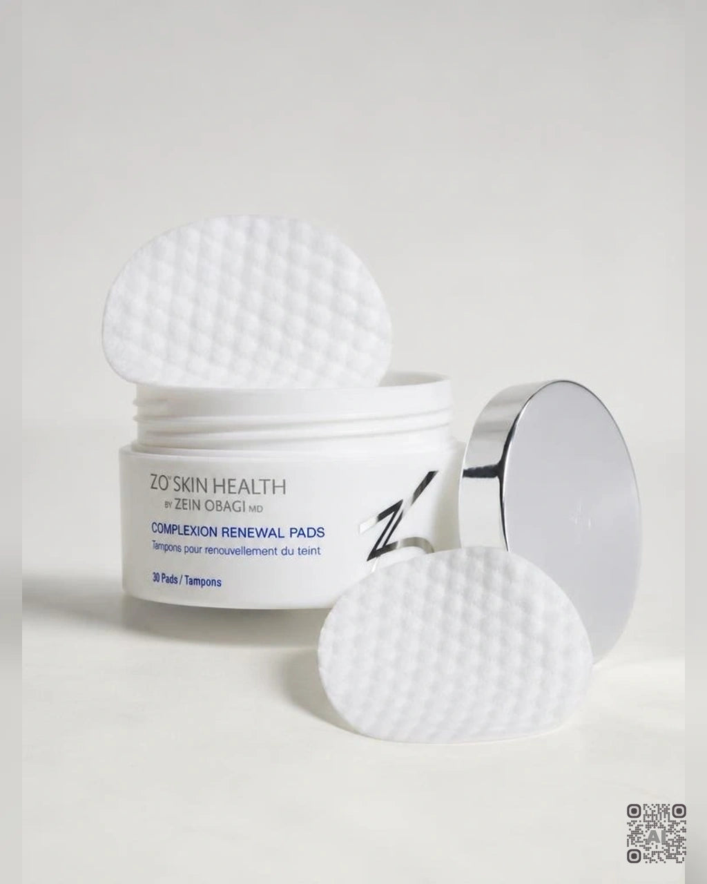 Zdjęcie wygenerowane przy użyciu AI · ZO Skin Health Płatki oczyszczające do skóry normalnej i tłustej 30 szt.