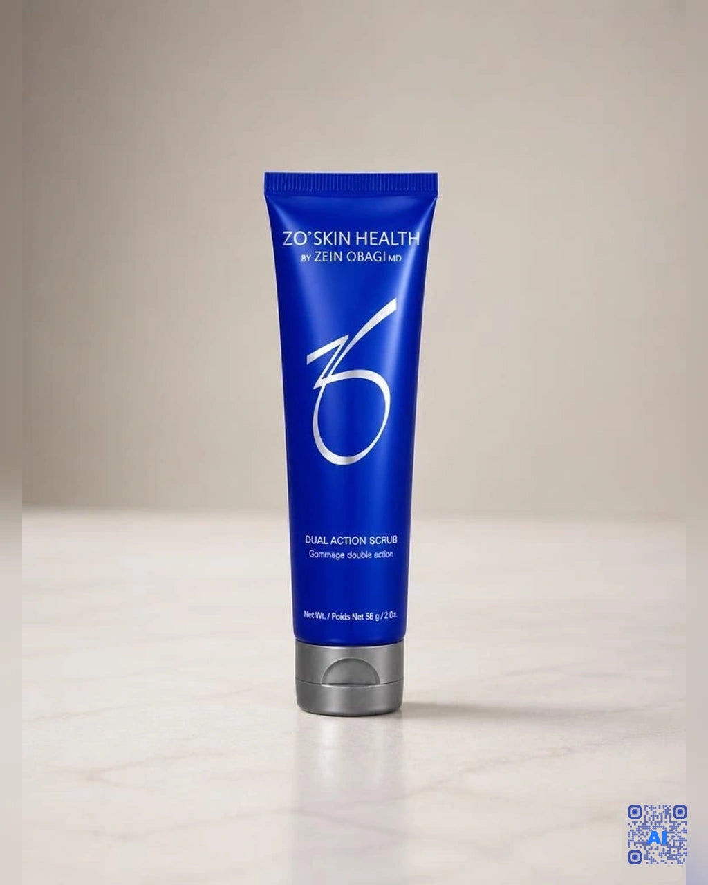 Zdjęcie wygenerowane przy użyciu AI · ZO Skin Health Peeling o podwójnym działaniu dla skóry mieszanej i tłustej 58 g