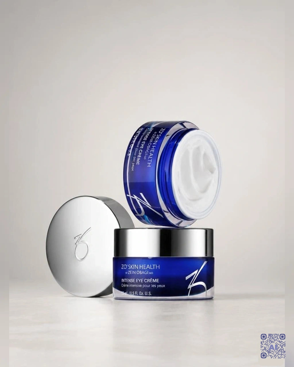 Zdjęcie wygenerowane przy użyciu AI · ZO Skin Health Intensywnie regenerujący krem pod oczy 15 ml