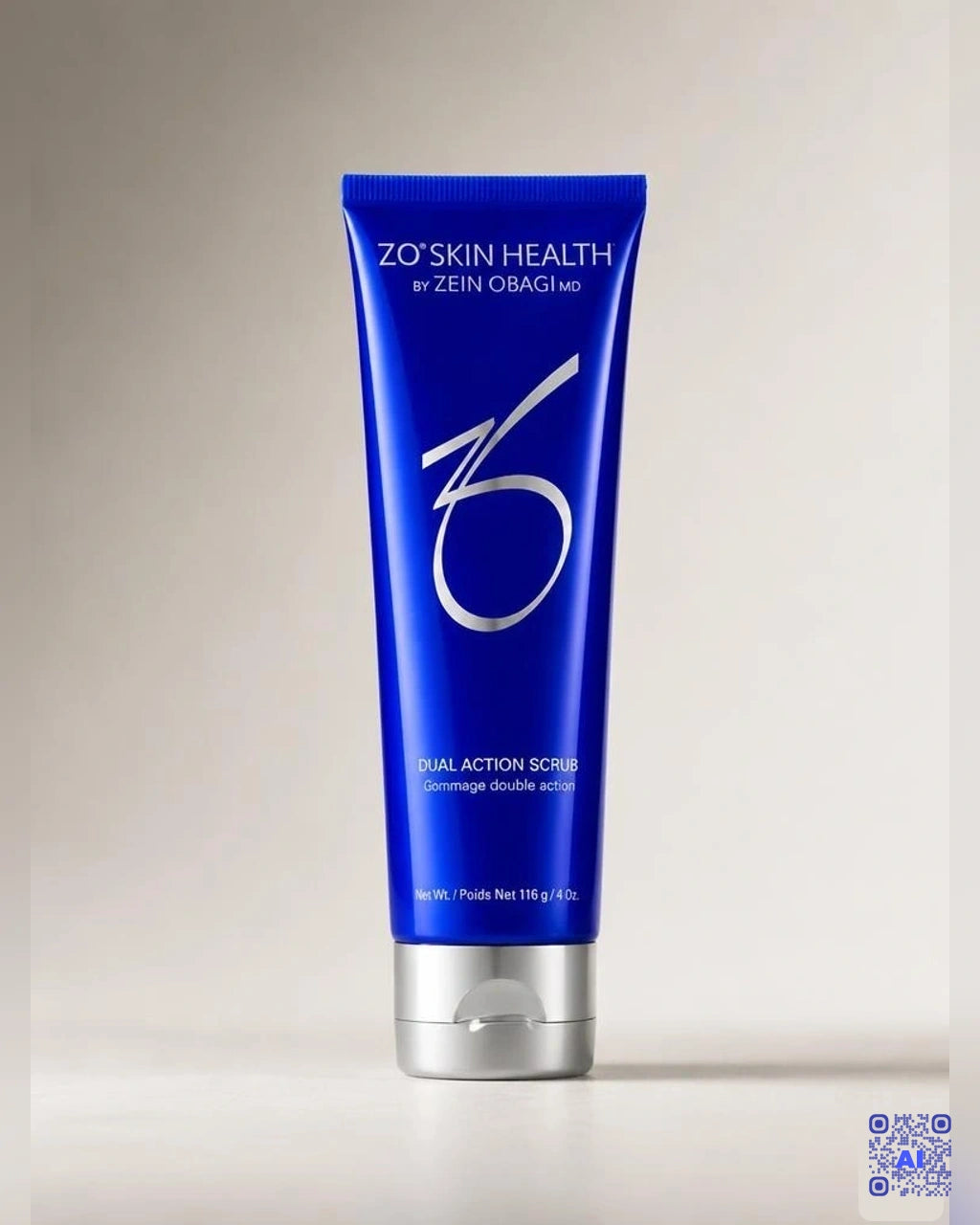 Zdjęcie wygenerowane przy użyciu AI · ZO Skin Health Peeling o podwójnym działaniu dla skóry mieszanej i tłustej 116 g