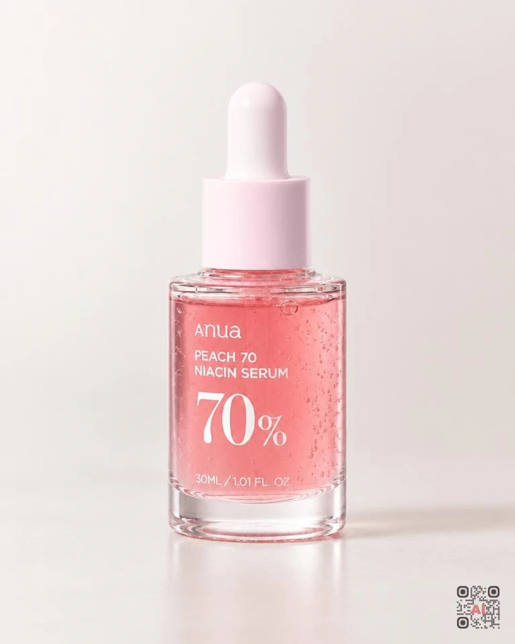 Zdjęcie wygenerowane przy użyciu AI · Serum Anua peach