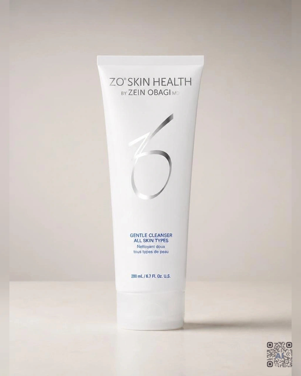 Zdjęcie wygenerowane przy użyciu AI · ZO Skin Health preparat oczyszczający dla wszystkich typów skóry 200 ml