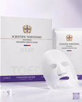 Zdjęcie wygenerowane przy użyciu AI · SCIENTIFIC WHITENING Soothing Repairing Essence Mask 377+577