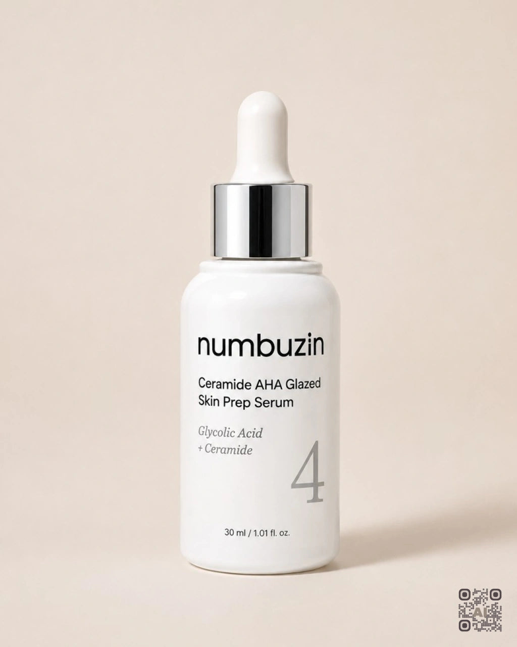 Zdjęcie wygenerowane przy użyciu AI · Numbuzin Ceramide AHA Glazed Skin Prep Serum