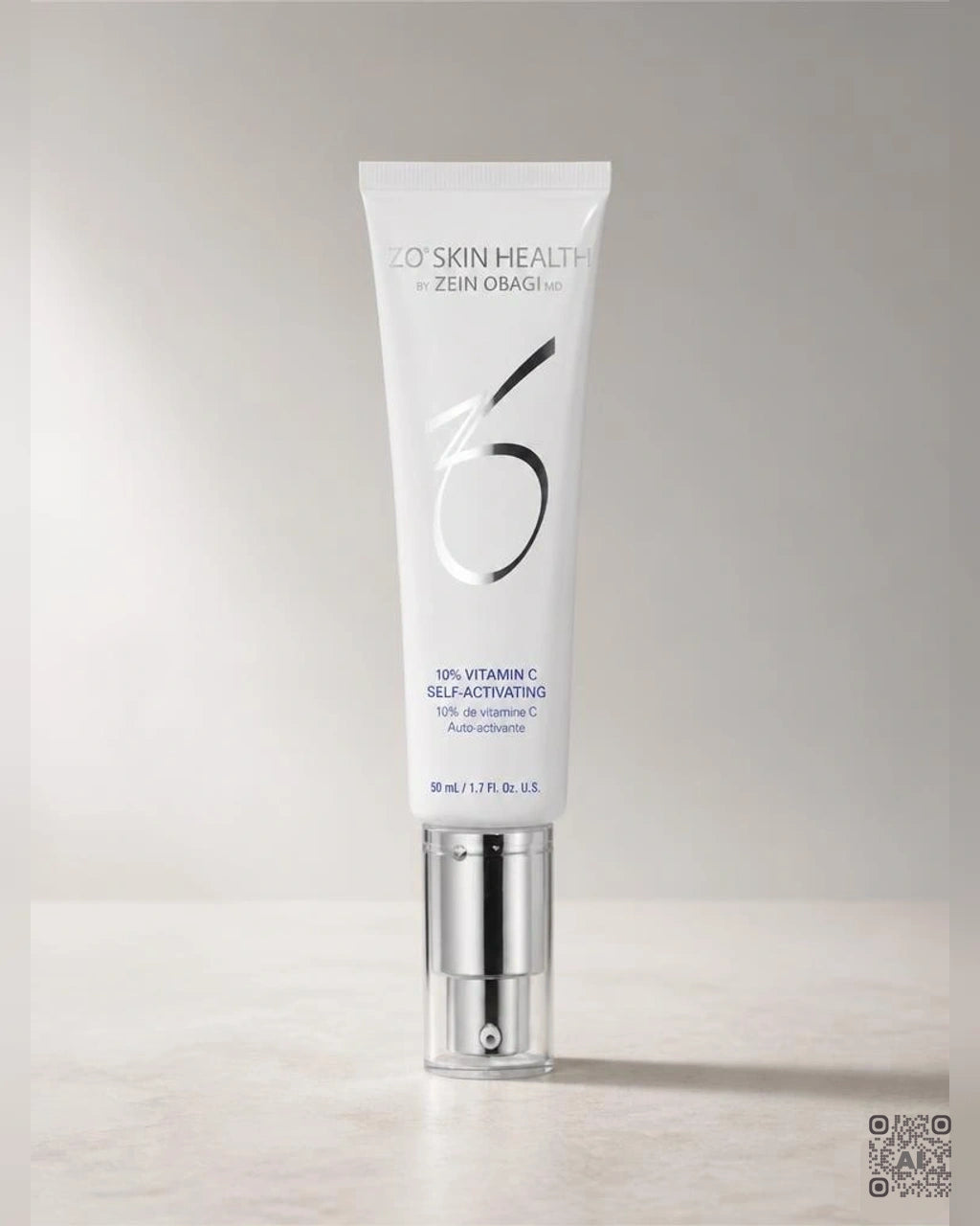 Zdjęcie wygenerowane przy użyciu AI · ZO Skin Health Serum z samoaktywującą się witaminą C 10% 50 ml
