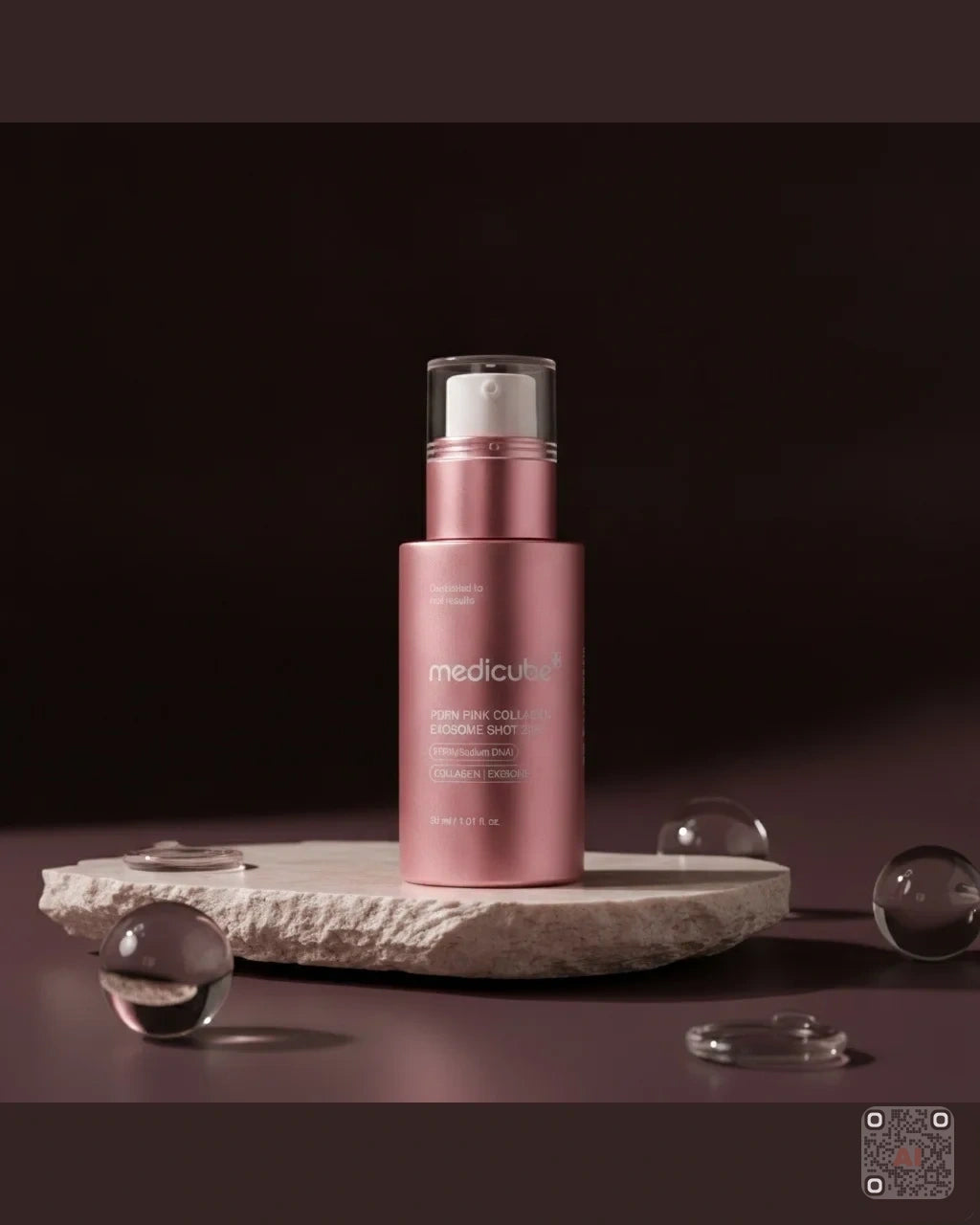 Zdjęcie wygenerowane przy użyciu AI · Medicube PDRN Pink Collagen Exosome Shot 2000 (2)