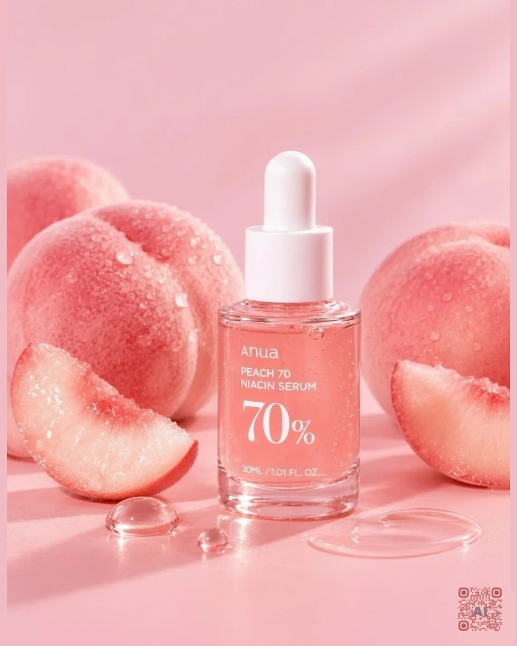 Zdjęcie wygenerowane przy użyciu AI · Serum Anua peach (2)