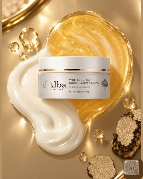Zdjęcie wygenerowane przy użyciu AI · Krem + serum d'alba (2)
