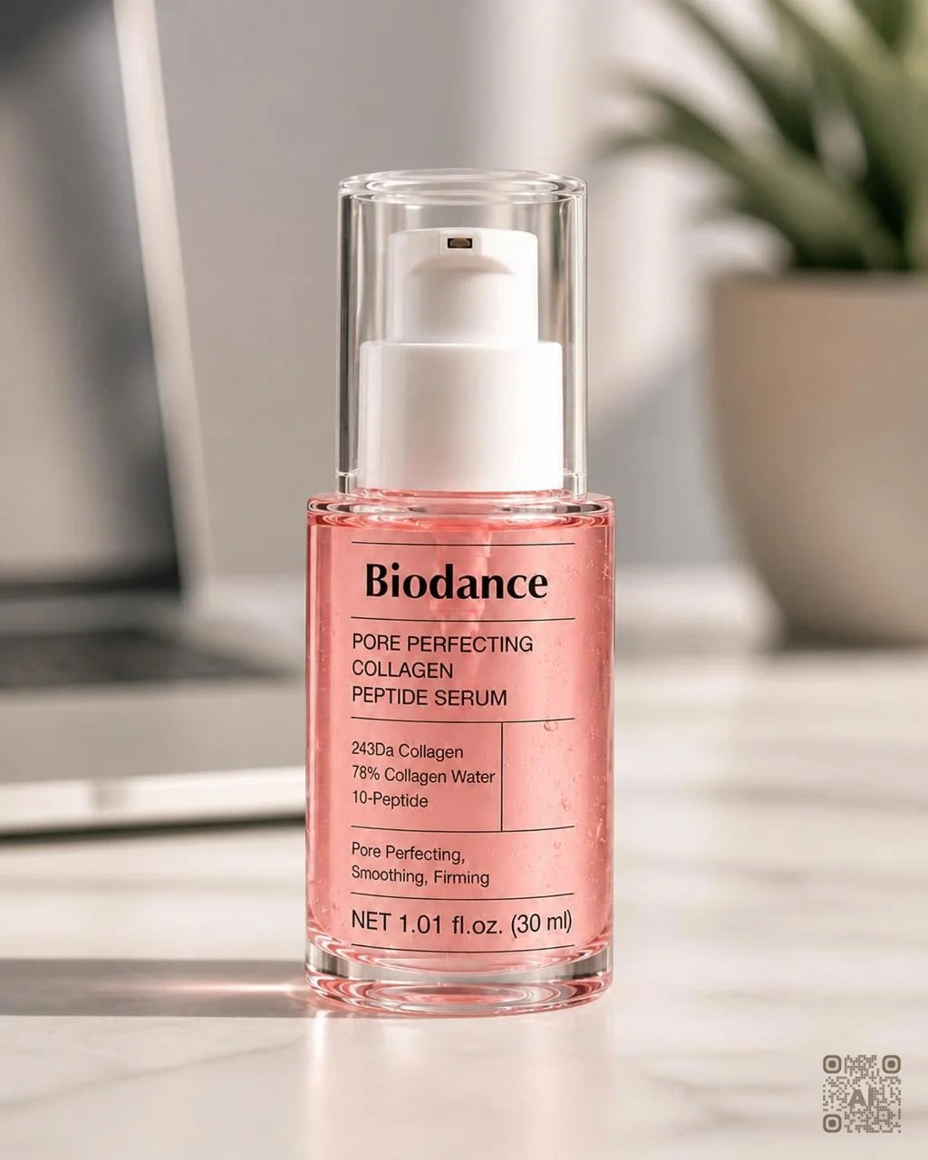 Zdjęcie wygenerowane przy użyciu AI · Biodance serum kolagenowe z peptydami (3)