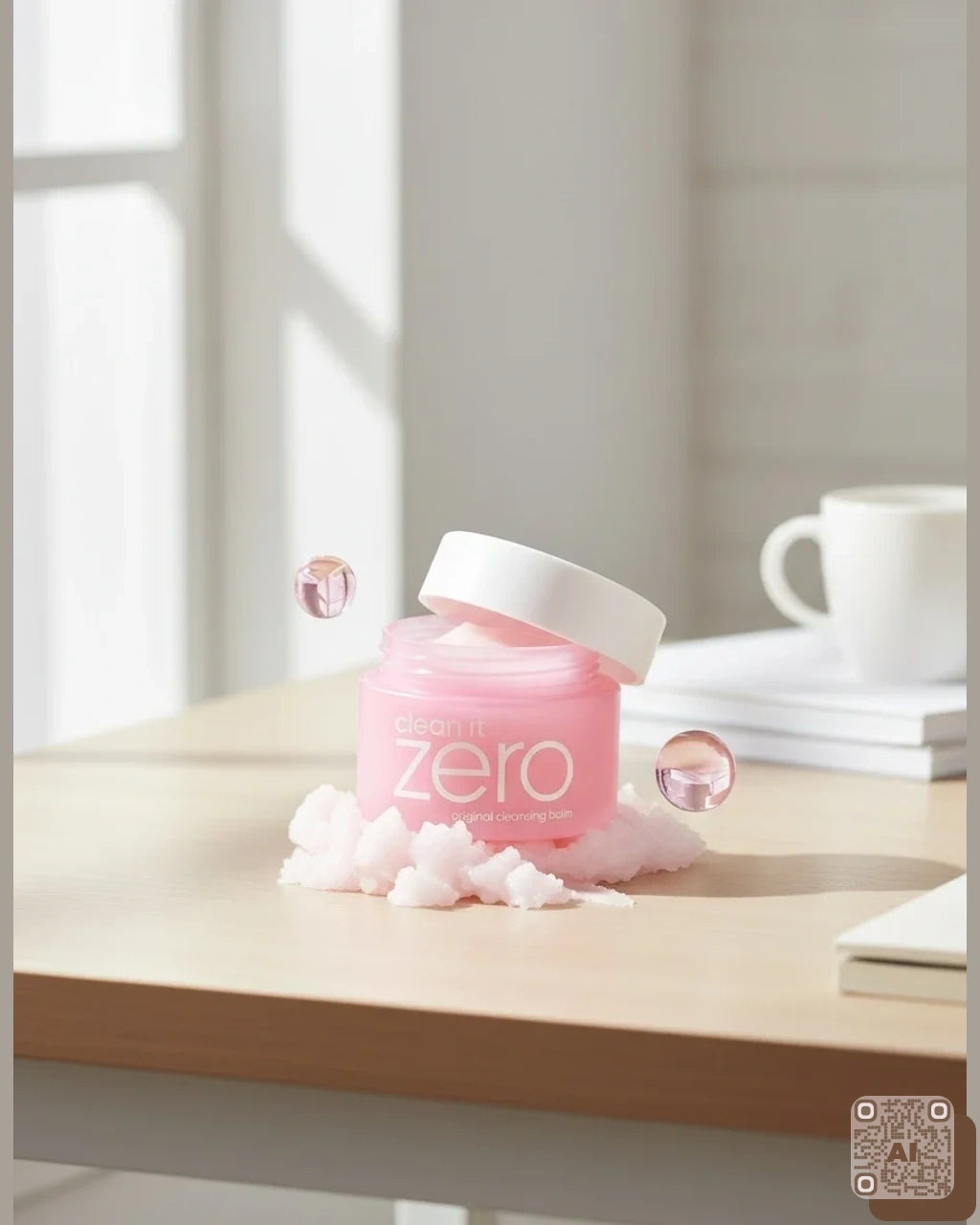 Zdjęcie wygenerowane przy użyciu AI · Balsam do demakijażu Clean it Zero (3)