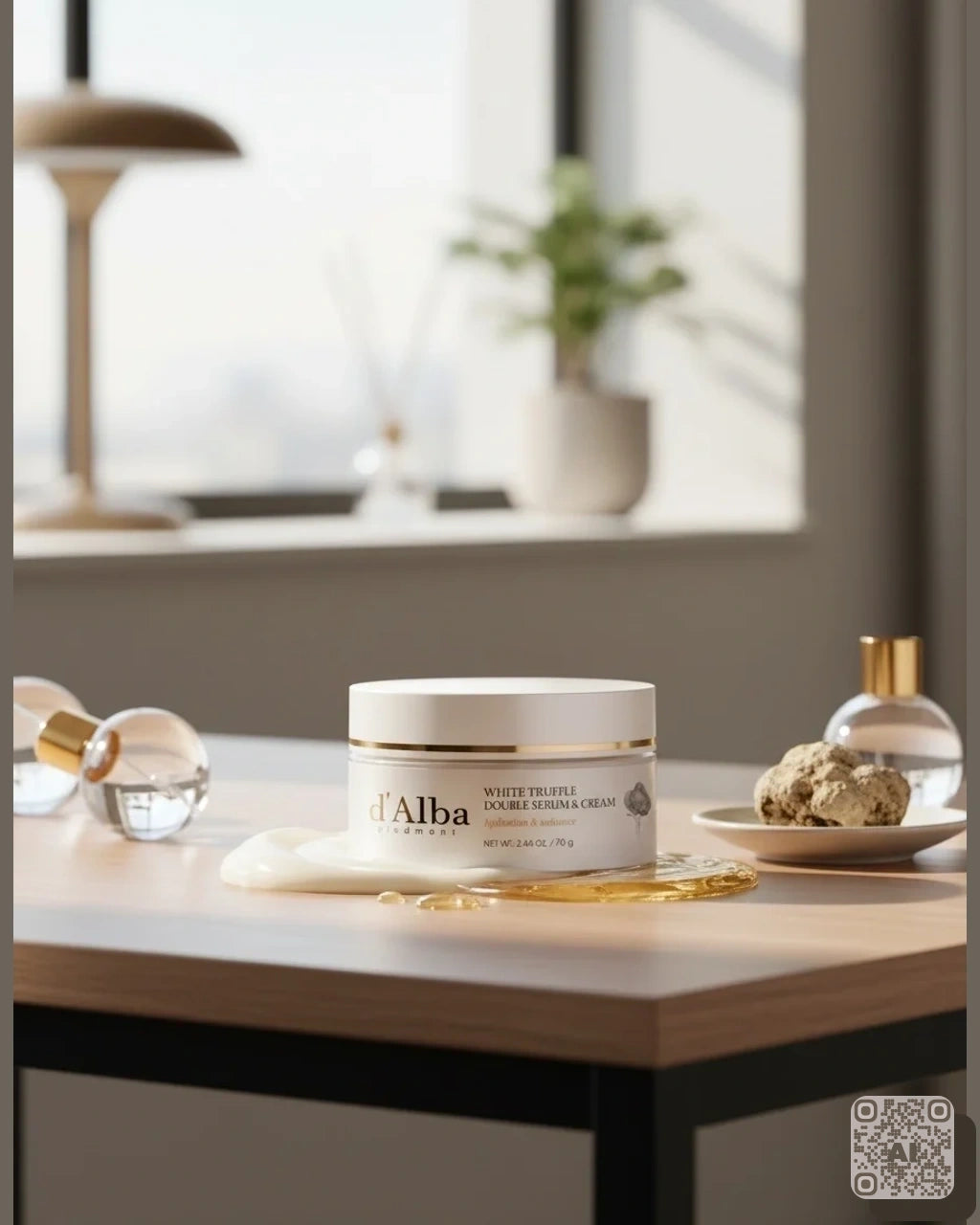 Zdjęcie wygenerowane przy użyciu AI · Krem + serum d'alba (3)