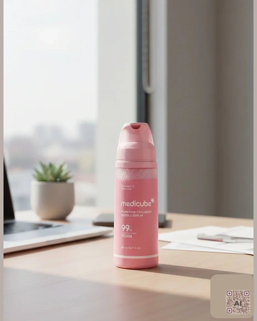 Zdjęcie wygenerowane przy użyciu AI · Bąbelkowe serum Medicube (3)