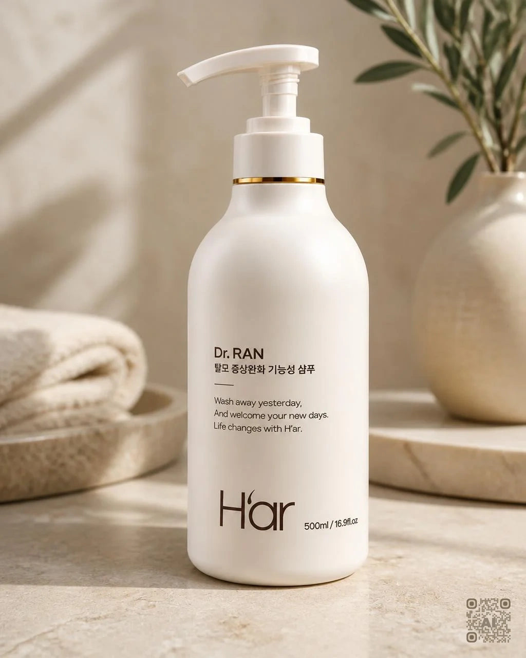 Zdjęcie wygenerowane przy użyciu AI · Dr. RAN Szampon 500ml (4)