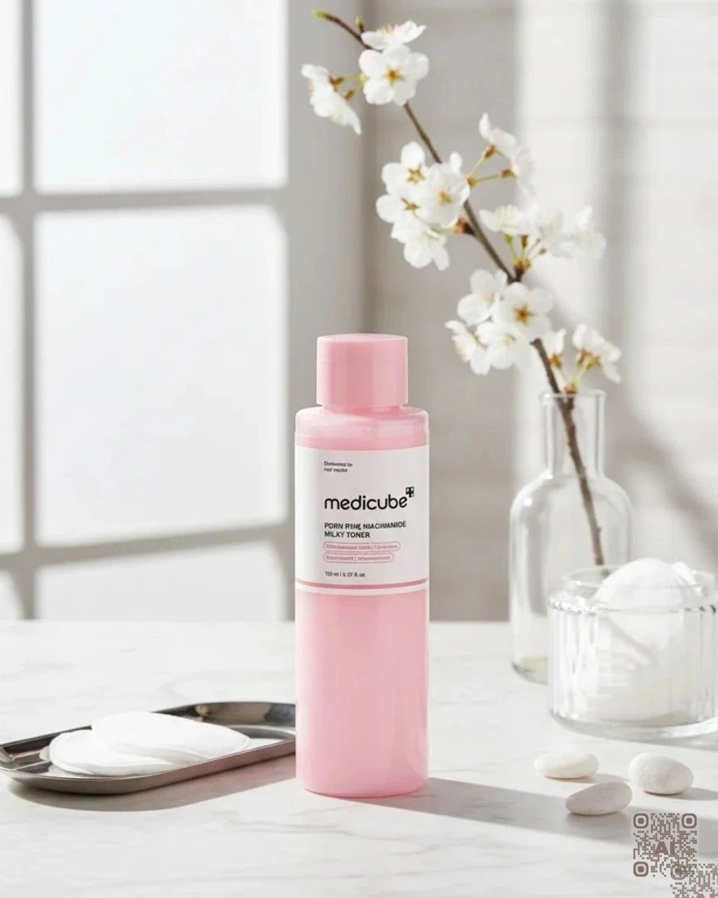 Zdjęcie wygenerowane przy użyciu AI · Mleczny toner Medicube (4)