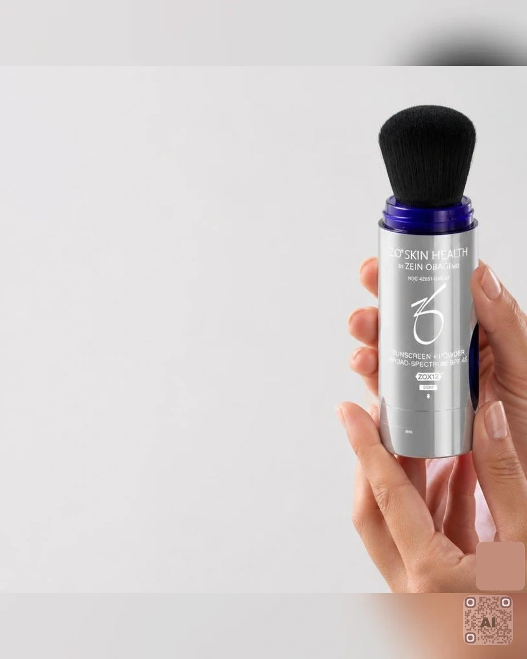 Zdjęcie wygenerowane przy użyciu AI · ZO Skin Health Puder mineralny z filtrem o szerokim spektrum ochrony SPF 30 3 g (2)