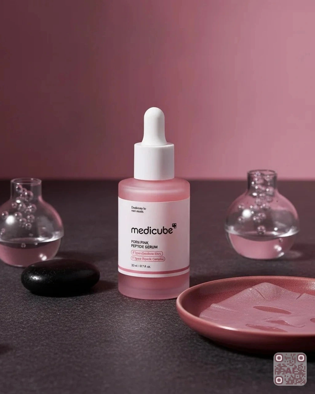 Zdjęcie wygenerowane przy użyciu AI · Medicube PDRN Pink Peptide Serum Mask (2)