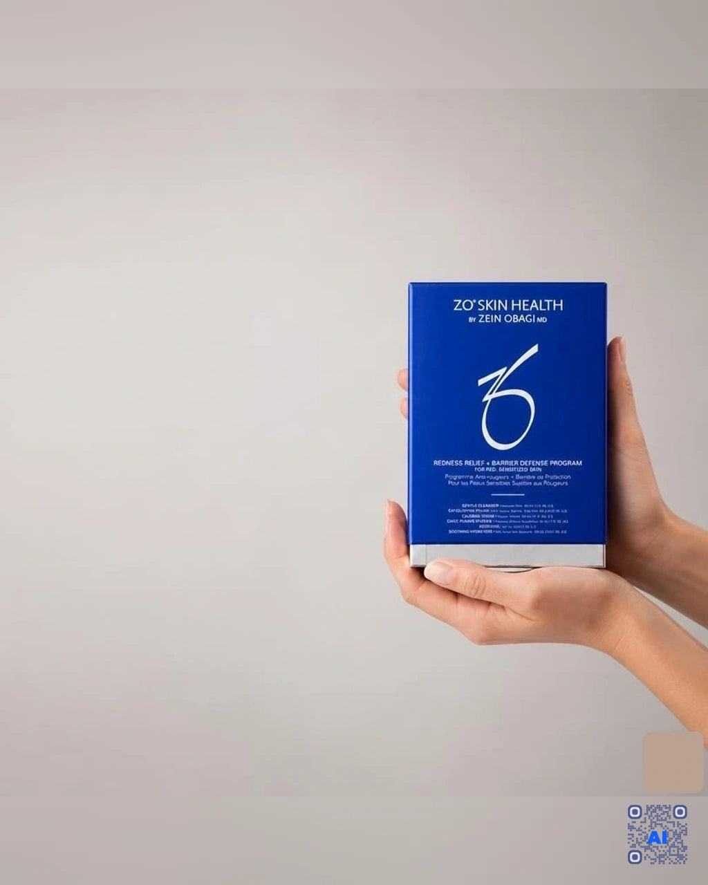 Zdjęcie wygenerowane przy użyciu AI · ZO Skin Health Redness Relief + Barrier Defense Program – zestaw 6 produktów (2)