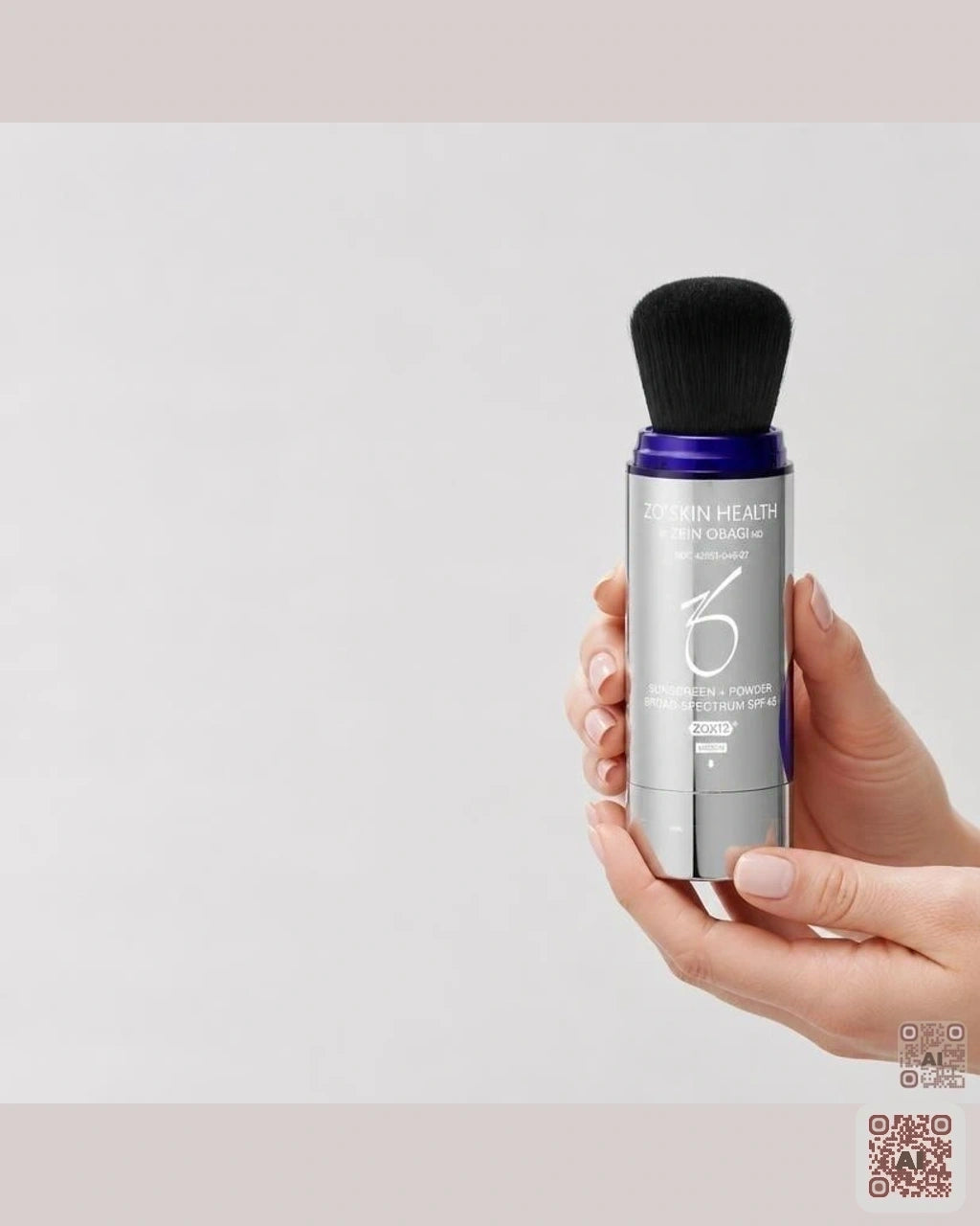 Zdjęcie wygenerowane przy użyciu AI · ZO Skin Health Puder mineralny z filtrem o szerokim spektrum ochrony SPF 30 3 g (2)
