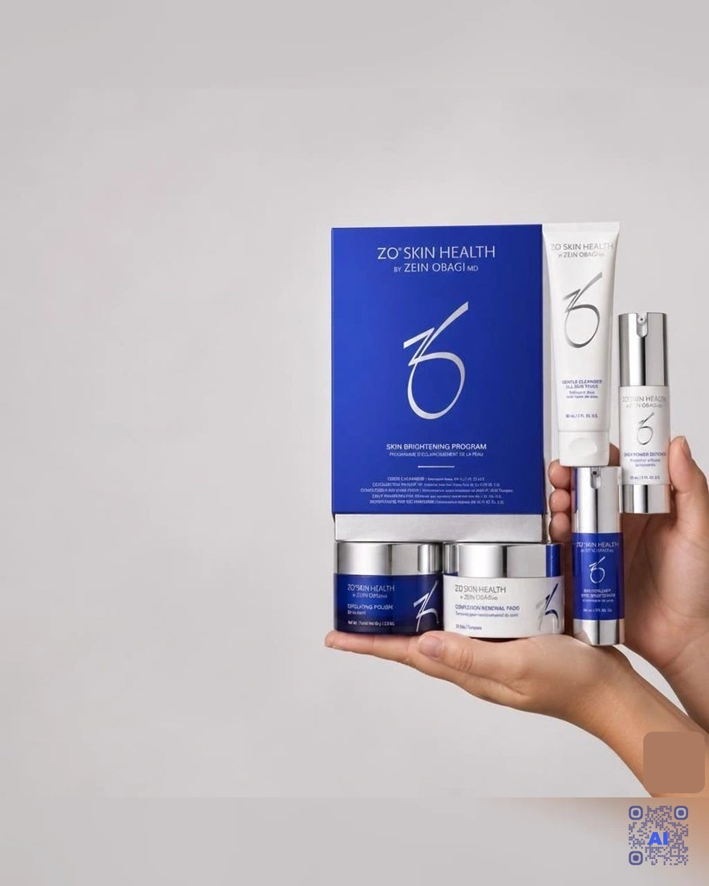 Zdjęcie wygenerowane przy użyciu AI · ZO Skin Health Skin Brightening Program – zestaw 5 produktów (2)