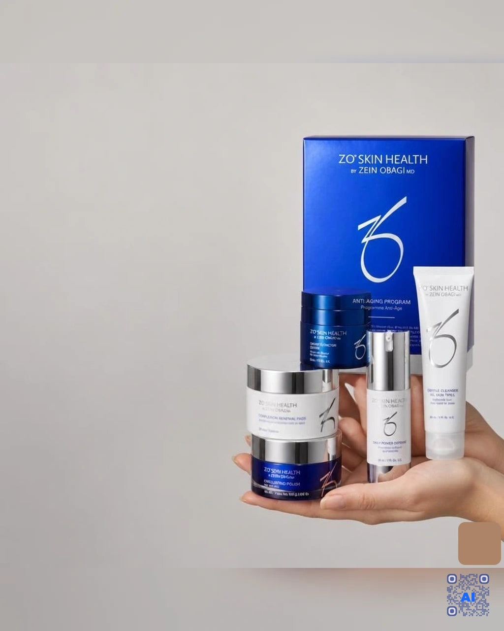 Zdjęcie wygenerowane przy użyciu AI · ZO Skin Health Anti-Aging Program Kit – zestaw 5 produktów (2)