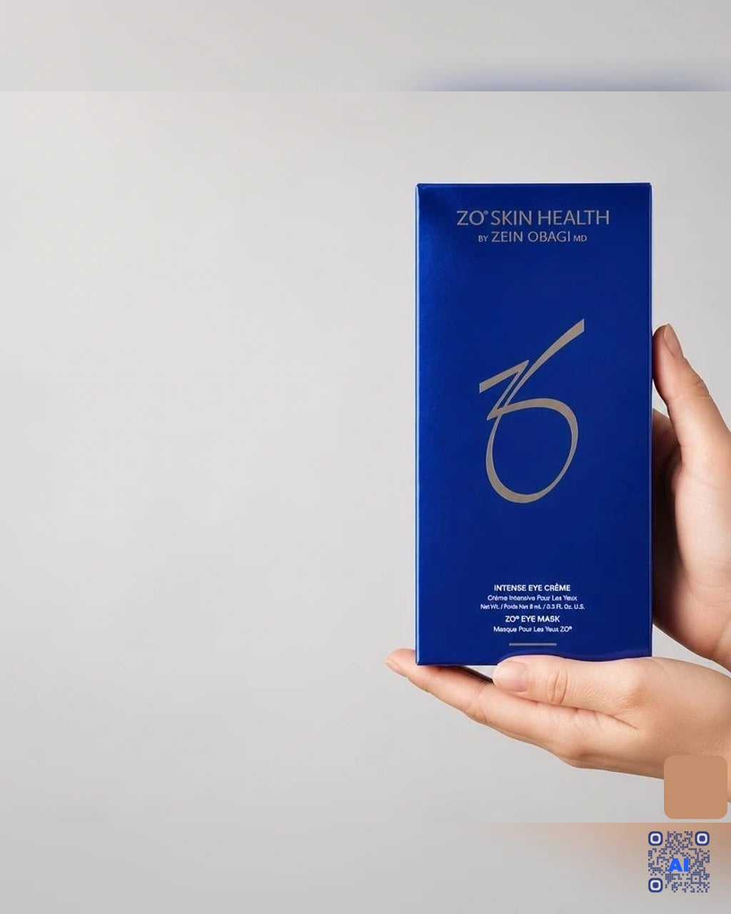 Zdjęcie wygenerowane przy użyciu AI · ZO Skin Health Intense Eye Creme 8 ml + chłodząca maska na okolice oczu (2)