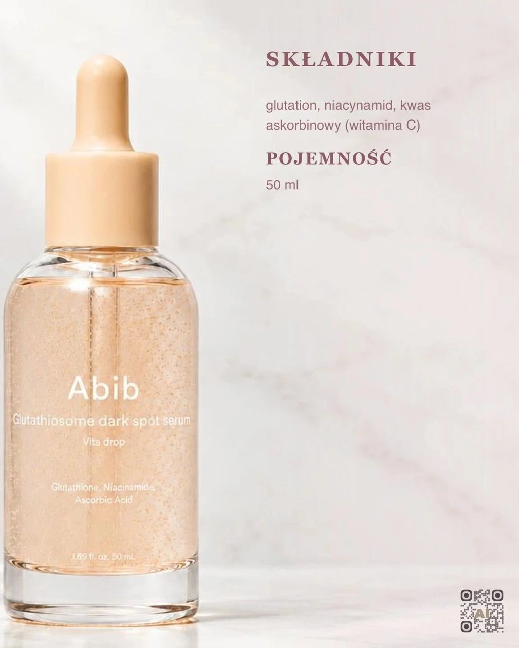 Zdjęcie wygenerowane przy użyciu AI · Abib Glutathiosome Dark Spot Serum Vita Drop (2)