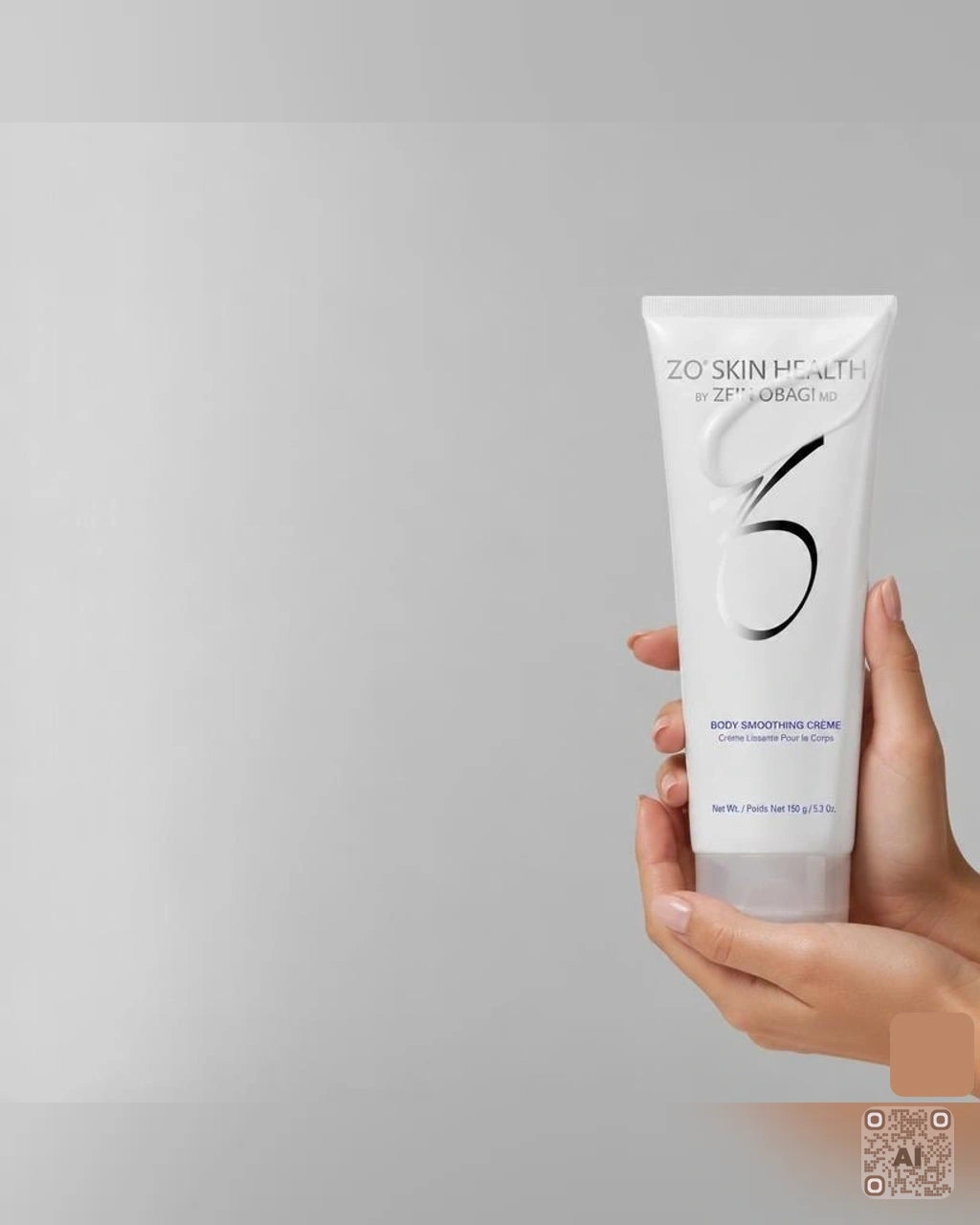 Zdjęcie wygenerowane przy użyciu AI · ZO Skin Health Wygładzający krem do ciała 150 g (2)