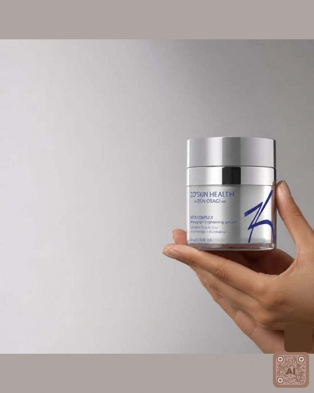 Zdjęcie wygenerowane przy użyciu AI · ZO Skin Health Serum przeciwstarzeniowe i rozjaśniające 50 ml (2)