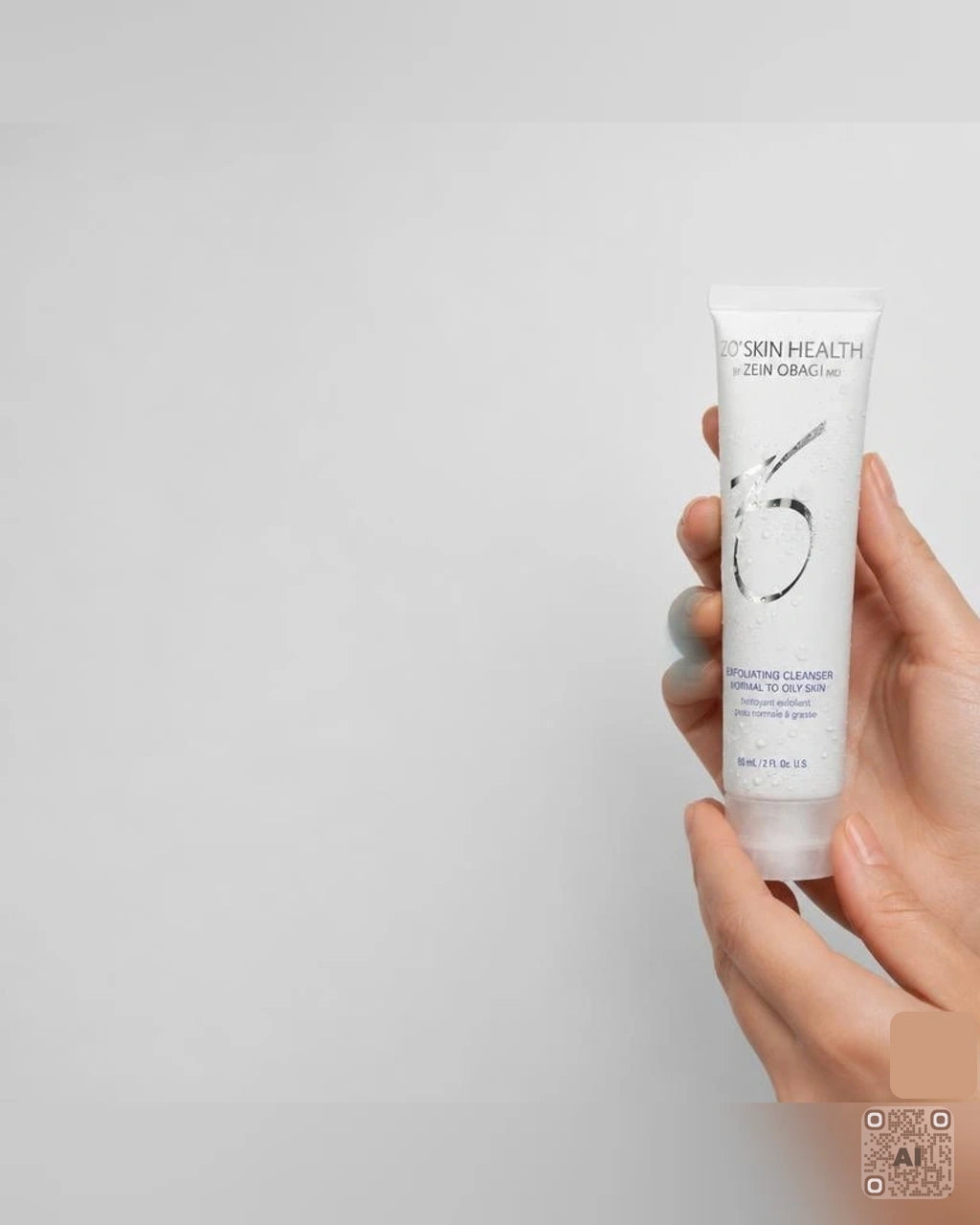 Zdjęcie wygenerowane przy użyciu AI · ZO Skin Health Żel oczyszczający do skóry normalnej i tłustej 60 ml (2)