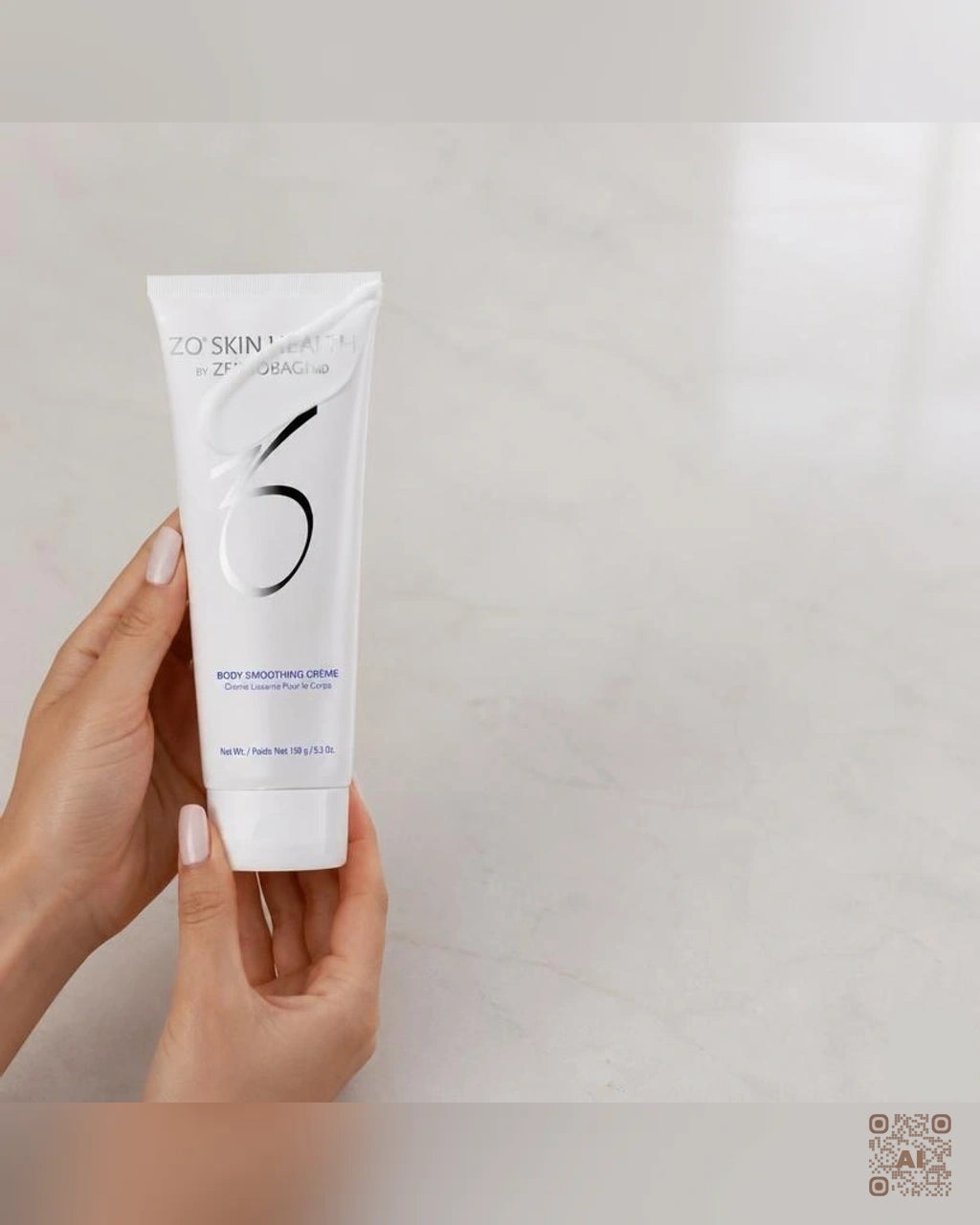 Zdjęcie wygenerowane przy użyciu AI · ZO Skin Health Wygładzający krem do ciała 150 g (3)