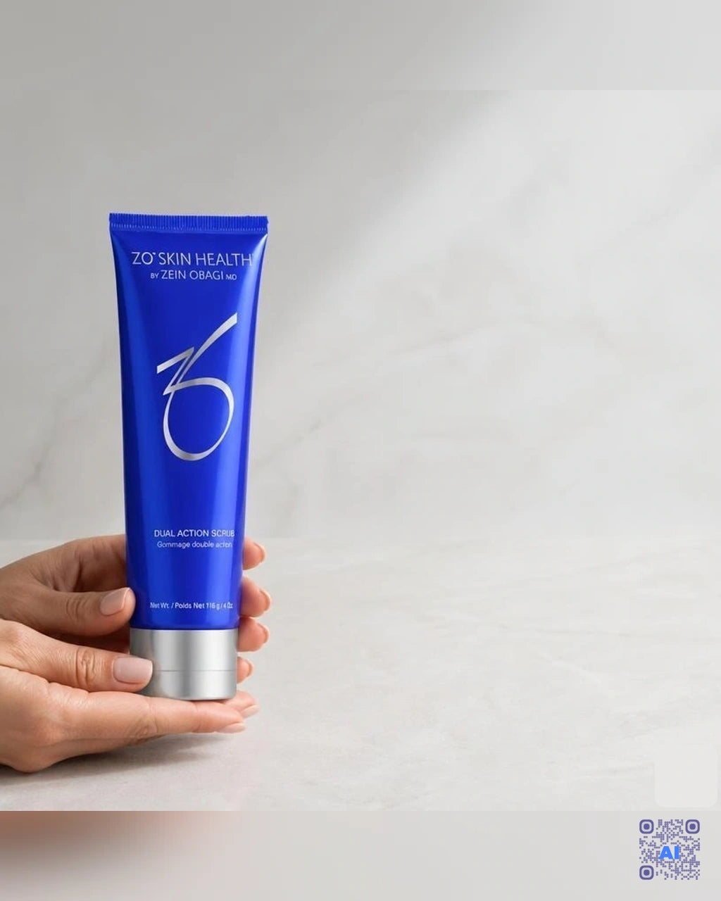 Zdjęcie wygenerowane przy użyciu AI · ZO Skin Health Peeling o podwójnym działaniu dla skóry mieszanej i tłustej 116 g (3)