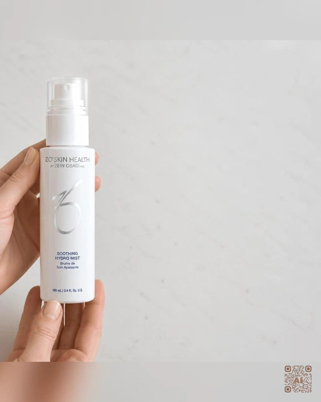Zdjęcie wygenerowane przy użyciu AI · ZO Skin Health Kojąca mgiełka do twarzy 100 ml (3)