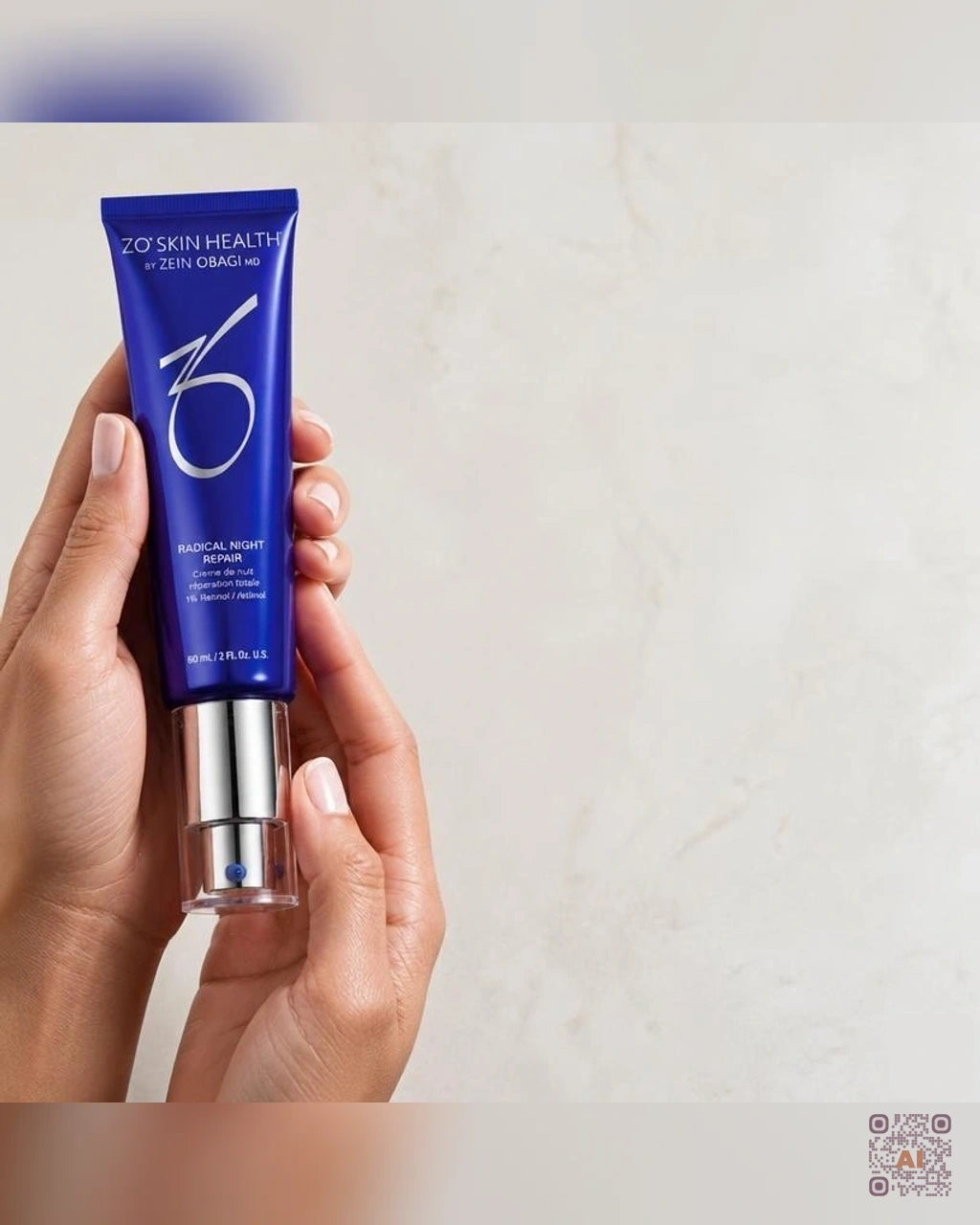 Zdjęcie wygenerowane przy użyciu AI · ZO Skin Health Preparat odbudowujący na noc 60 ml (3)