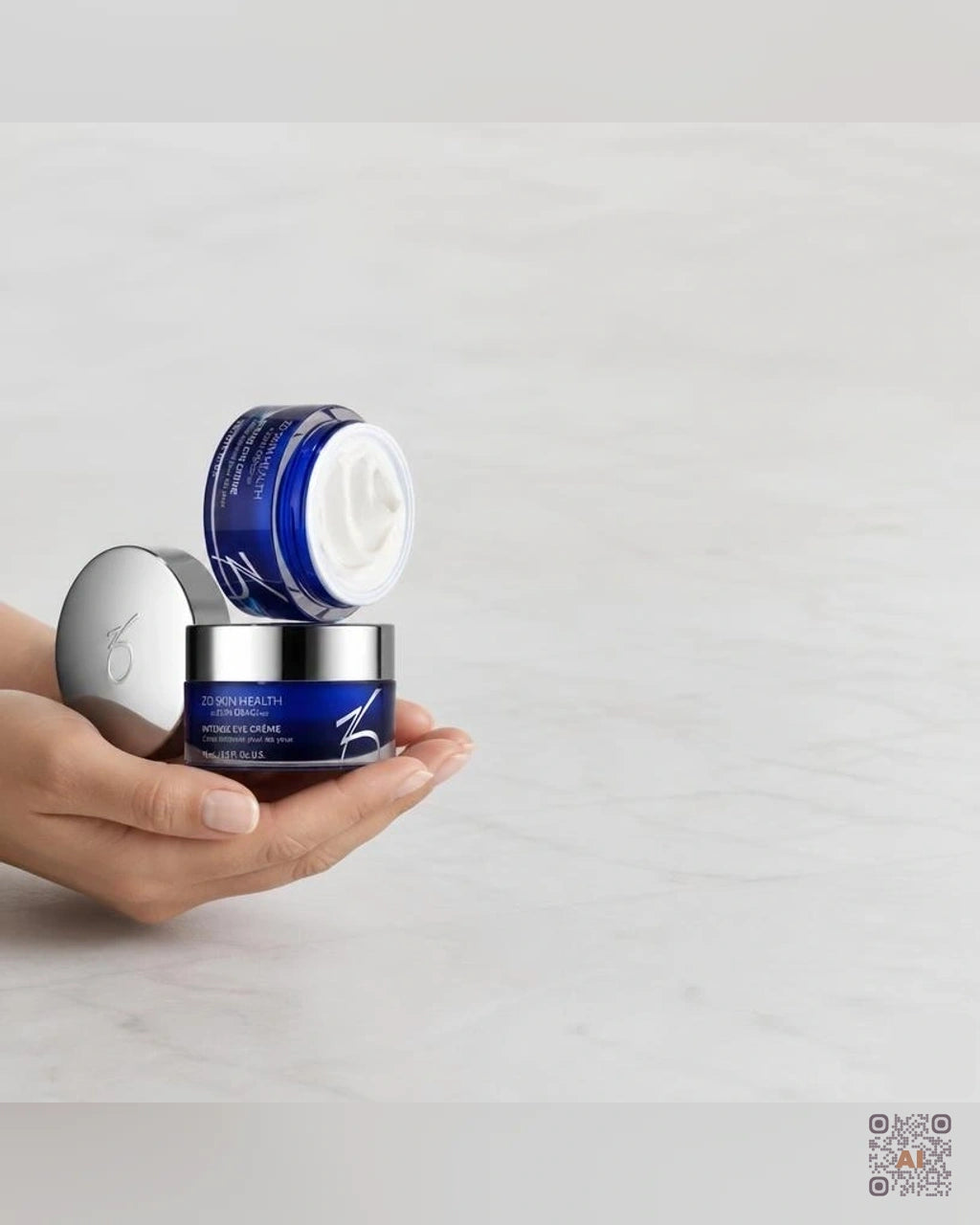 Zdjęcie wygenerowane przy użyciu AI · ZO Skin Health Intensywnie regenerujący krem pod oczy 15 ml (3)