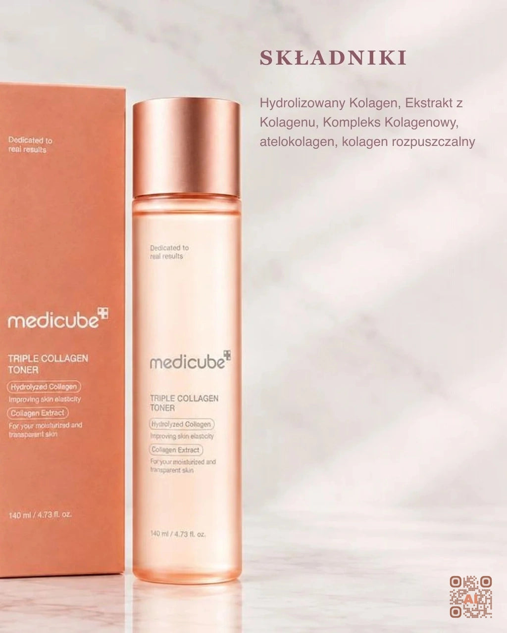 Zdjęcie wygenerowane przy użyciu AI · Medicube Triple Collagen Toner (3)