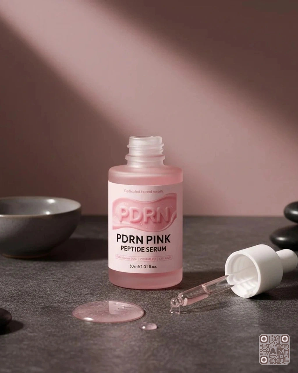 Zdjęcie wygenerowane przy użyciu AI · PDRN Pink Peptide Serum (3)
