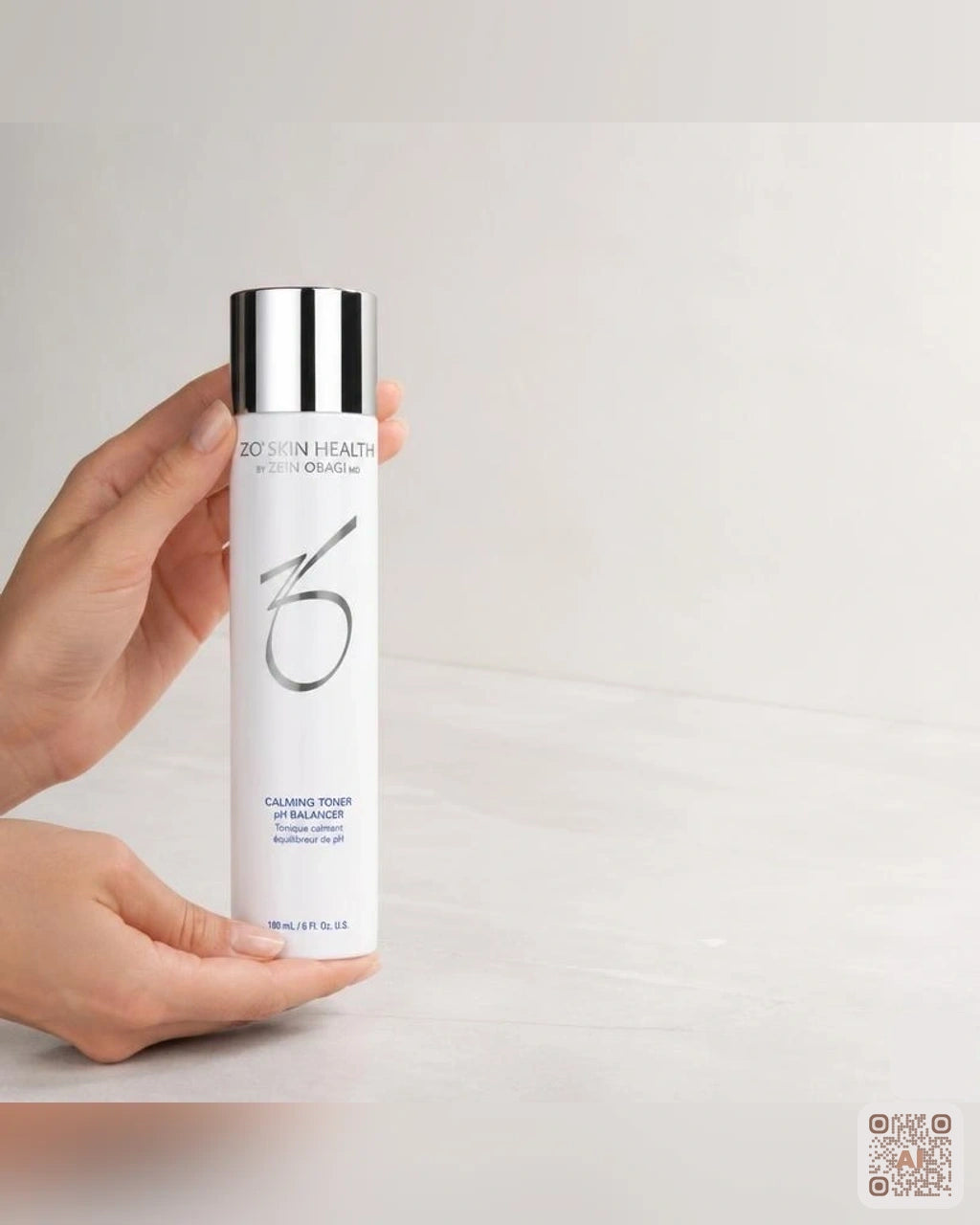 Zdjęcie wygenerowane przy użyciu AI · ZO Skin Health Kojący tonik równoważący pH skóry 180 ml (3)
