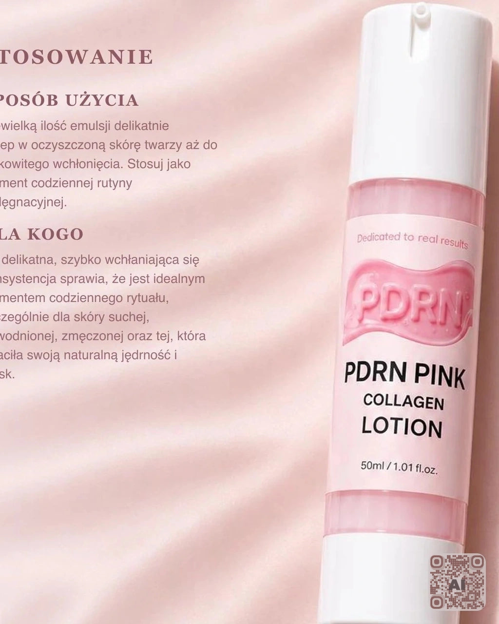 Zdjęcie wygenerowane przy użyciu AI · PDRN Pink Collagen Lotion (3)
